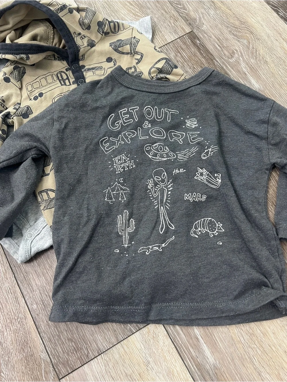 Bundle baby boy long sleeve bodysuit tee